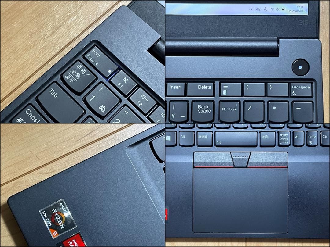 ThinkPad E15 Gen3（Ryzen5/16G/256G/オフィス）