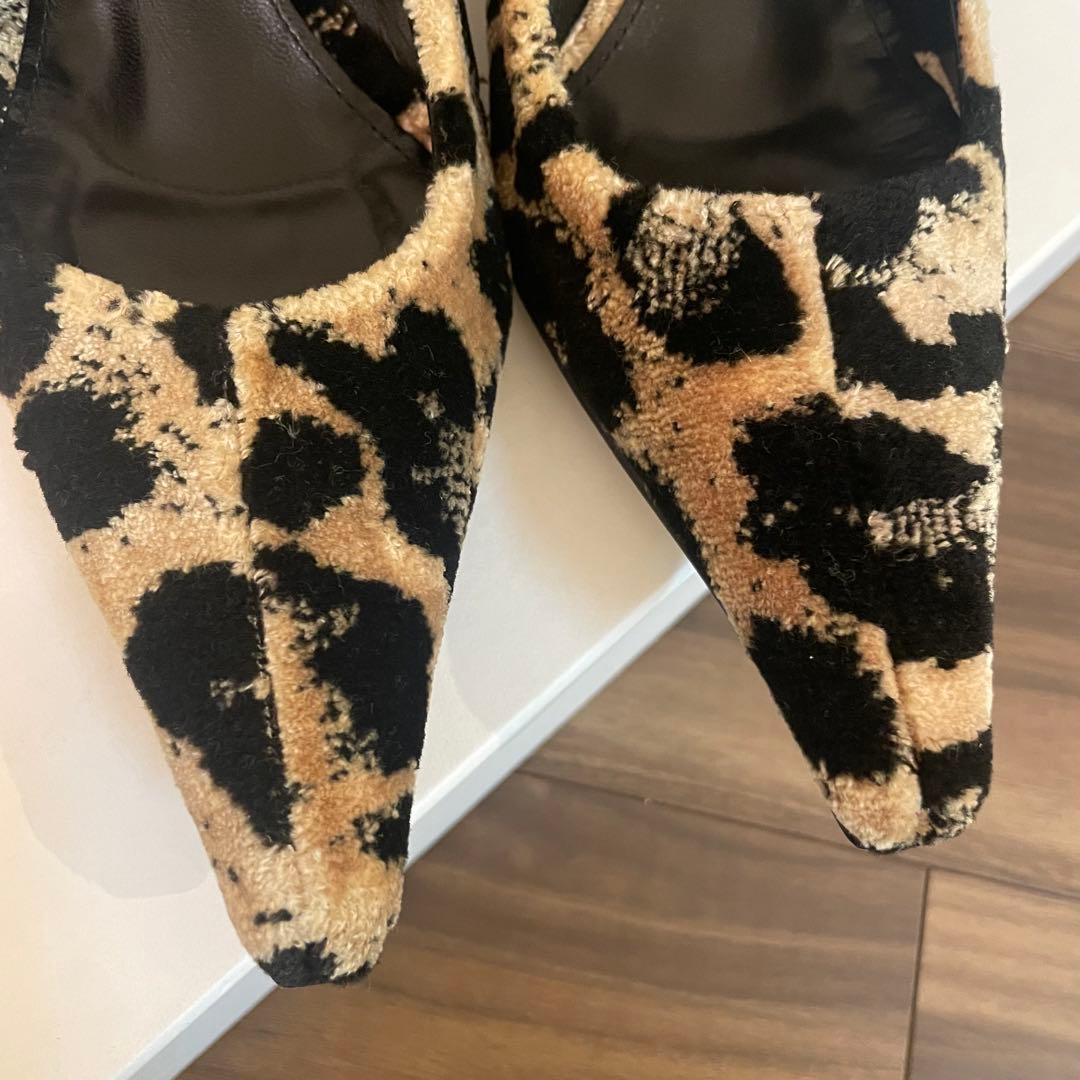 PurplepearPIPPICHIC レオパードパンプス