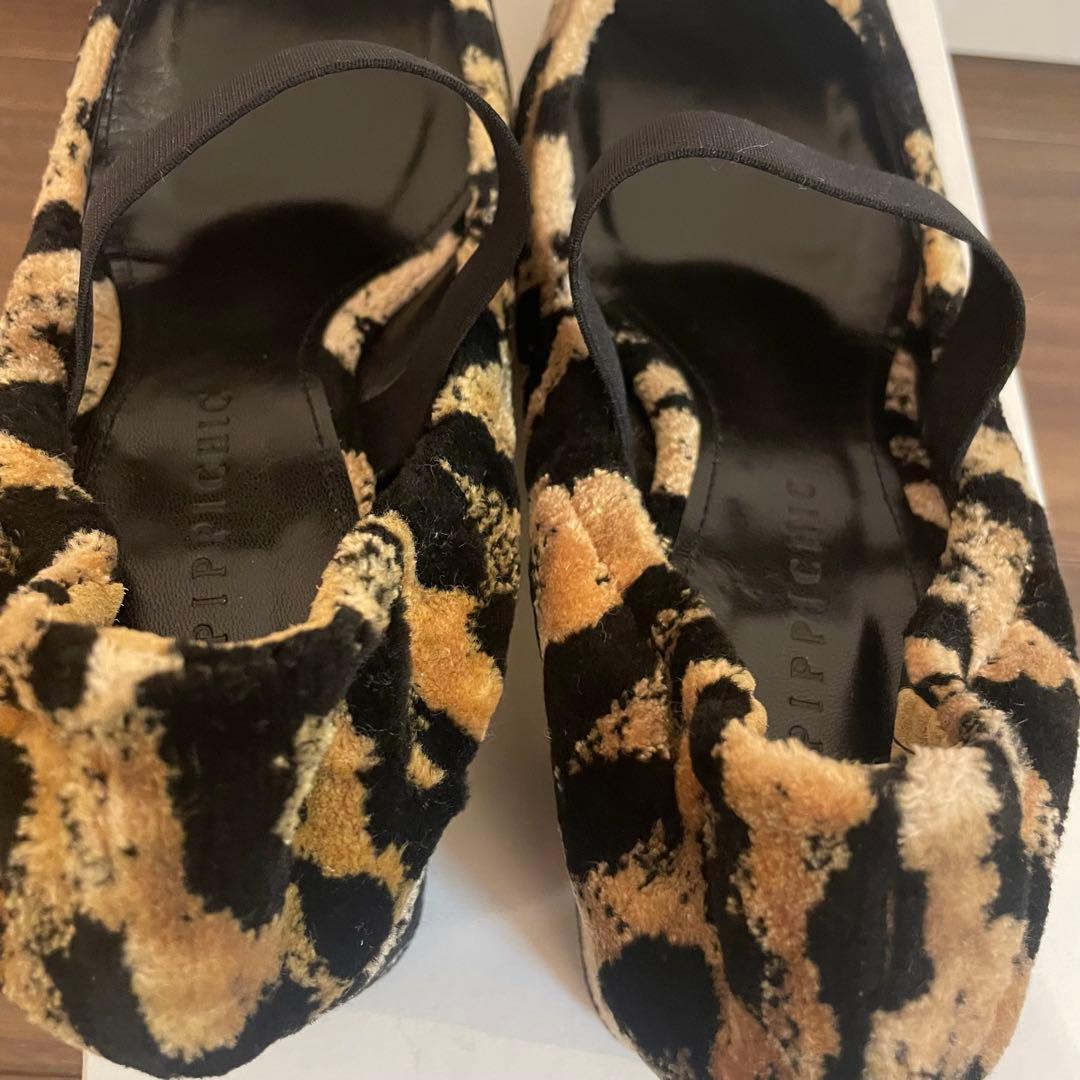 PurplepearPIPPICHIC レオパードパンプス