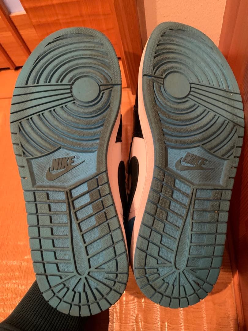 シューズ(男性用) Nike Air Jordan 1 Low \"Powder Blue/UNC\"