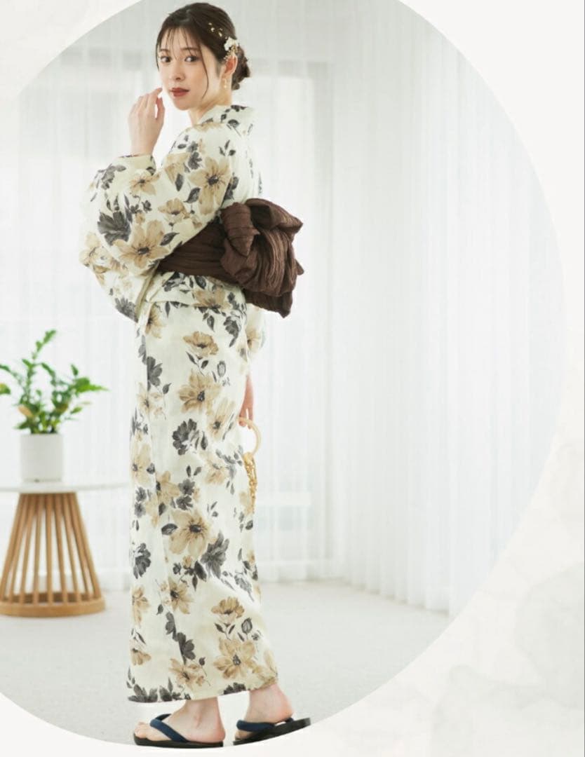 セレン(CELEN)浴衣4点セット 色香花