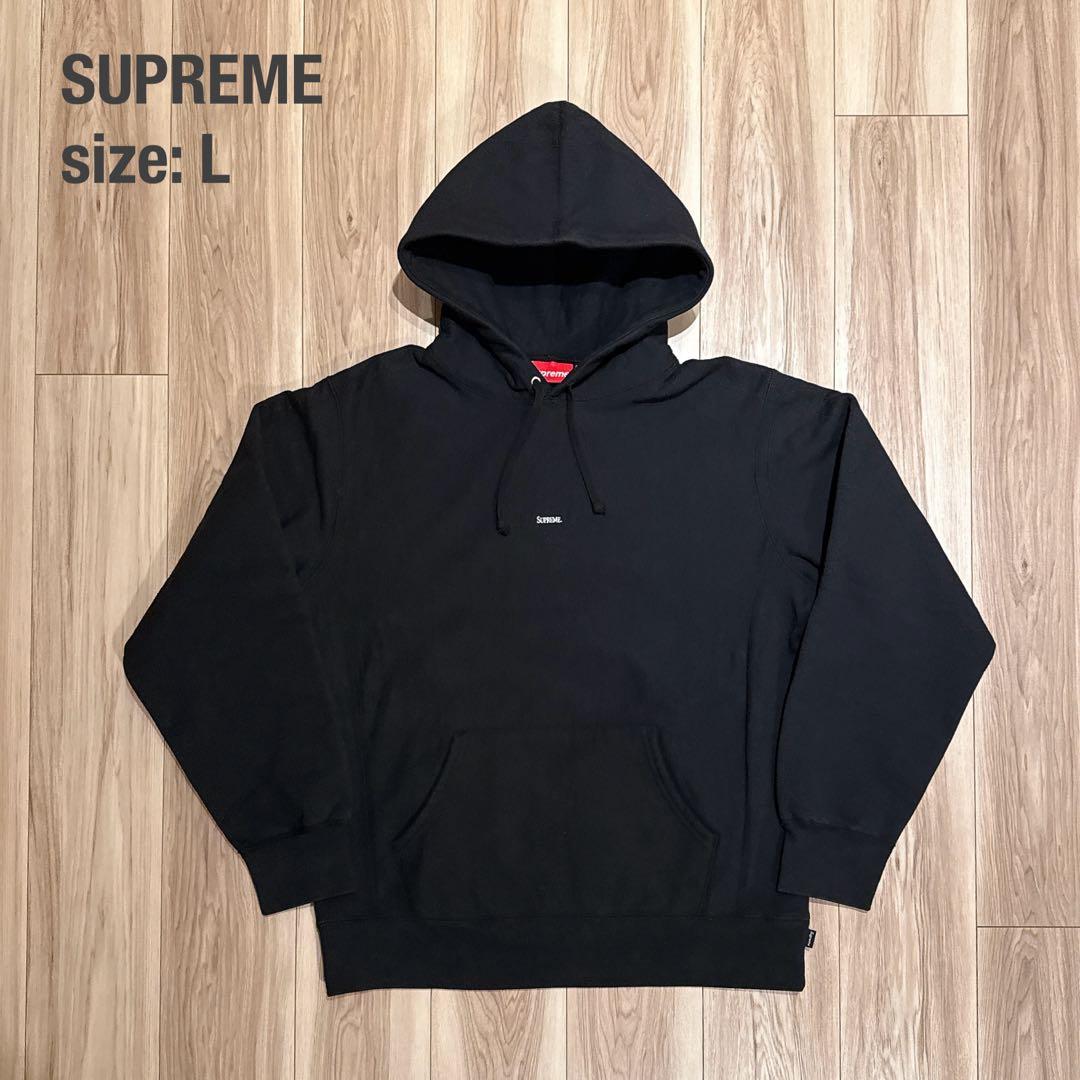 【美品】SUPREME Micro Logo Hooded Sweatshirt