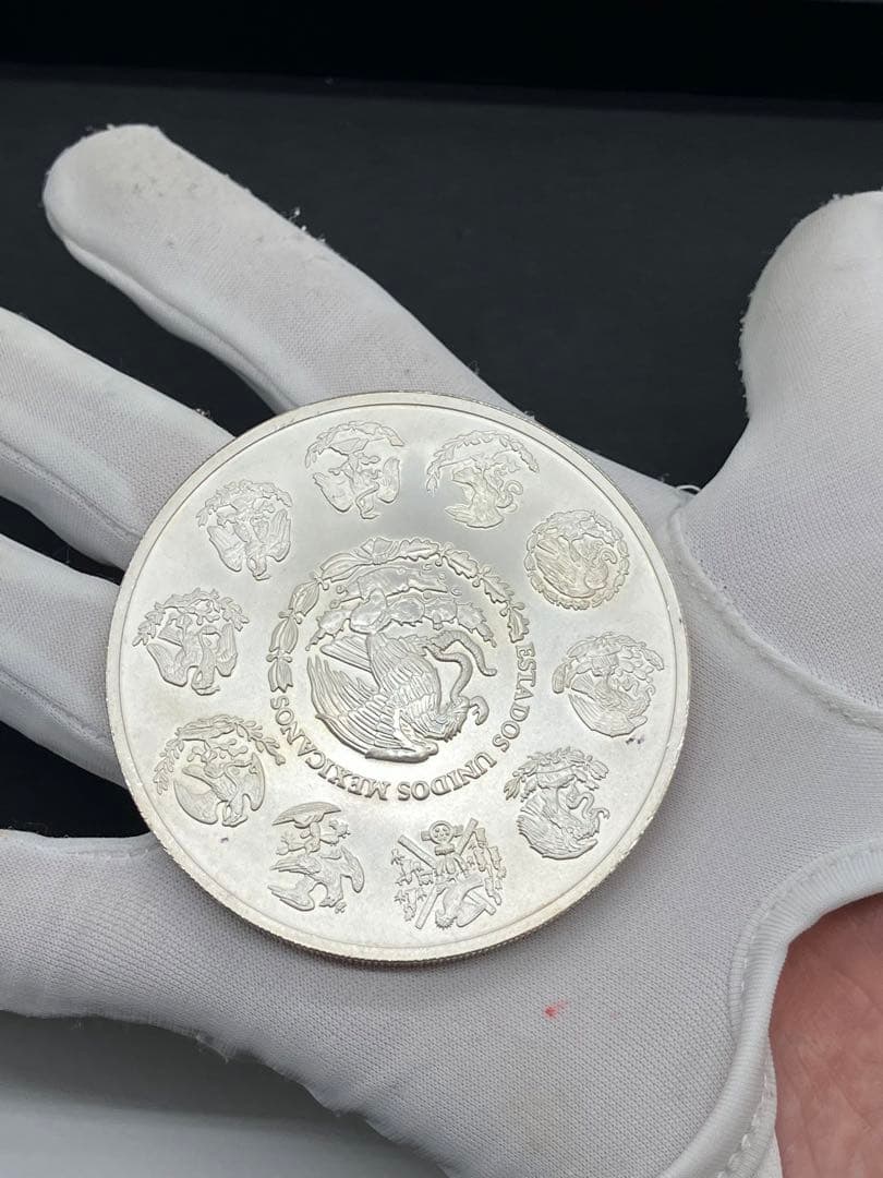 【ニケ 勝利の女神】1999年 メキシコ リベルタード純銀 5オンス 大型 銀貨