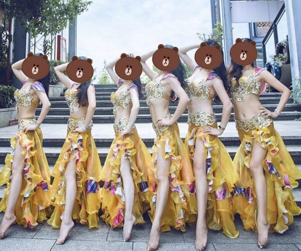 び〜　ブラ&ベルトのみ　ベリーダンス衣装 セットアップオーダーサイズ