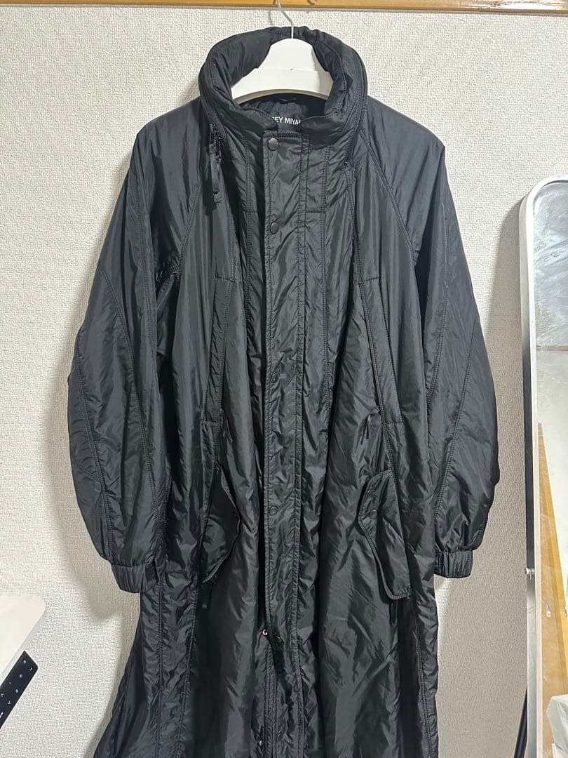 値下げ不可　ISSEY MIYAKE ブラック パラシュートコート