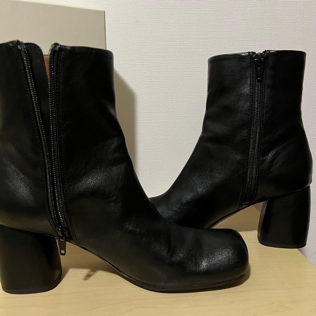 【美品】todayful スクエアショートブーツ 38
