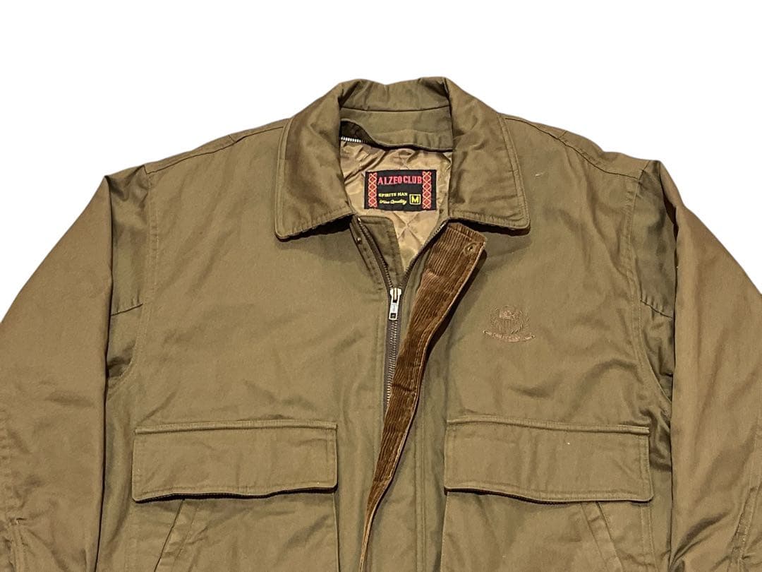 田*中様 ALZEO CLUB 中綿 ボンバージャケット ブルゾン カーキ 短丈
