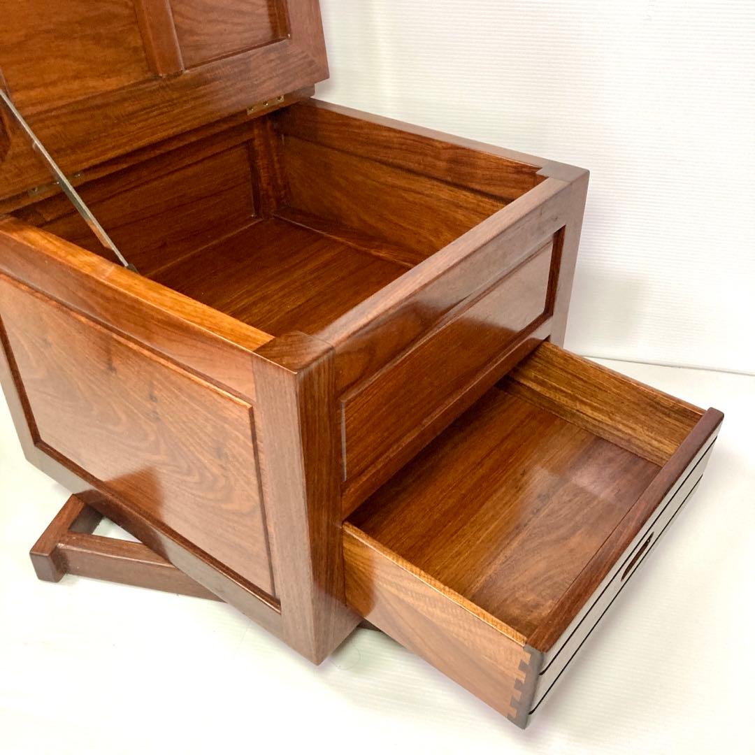 【最終値引✨】花梨 無垢 ダイニングチェア 回転 囲炉裏 チェア セット売り限定