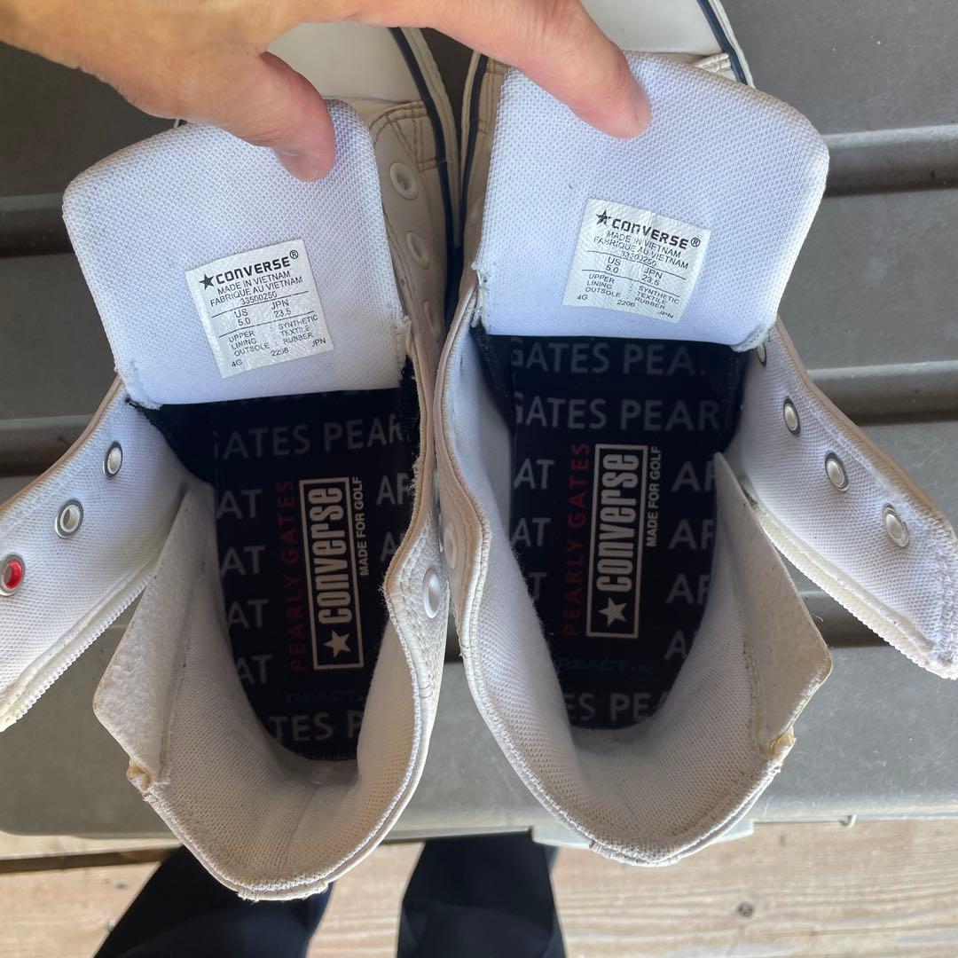 ゴルフシューズパーリーゲイツ&コンバース　23.5㎝