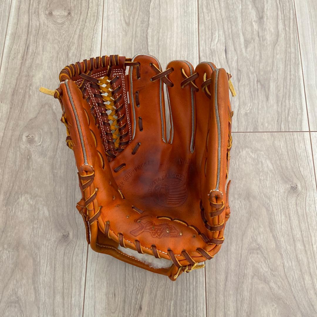 久保田スラッガー　軟式グラブ L7s KSオレンジ 東京支店　湯もみ型付け済み