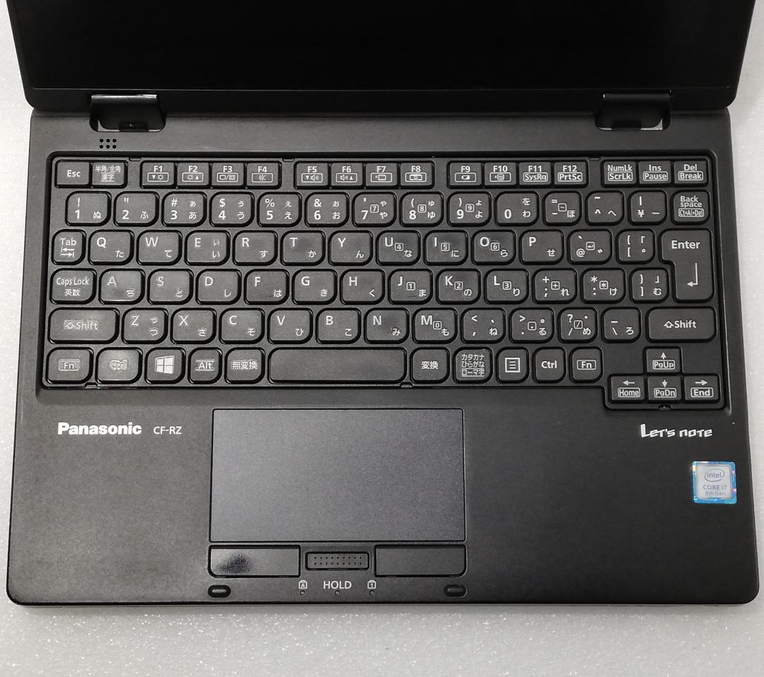 【希少】松下 CF-RZ8　i7-8500Y 16G Nvme 512G　LTE