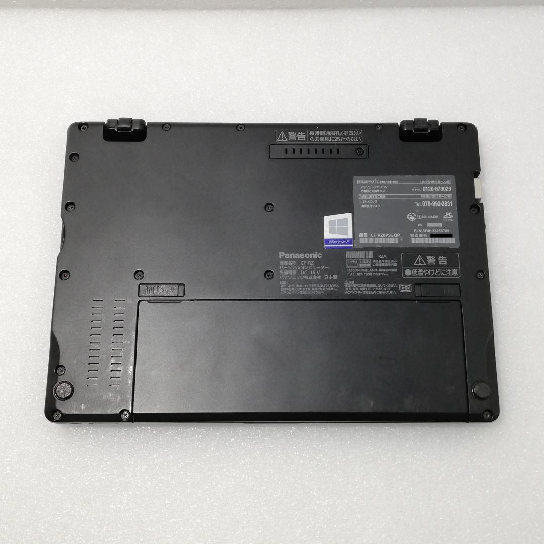 【希少】松下 CF-RZ8　i7-8500Y 16G Nvme 512G　LTE