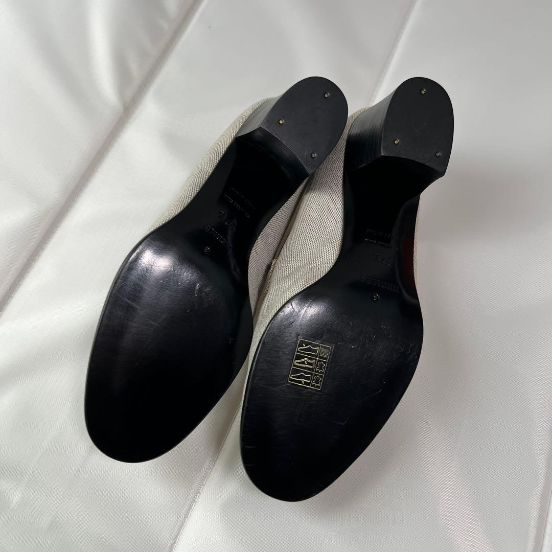 HERMES エルメス パンプス ヒール 23.5cm