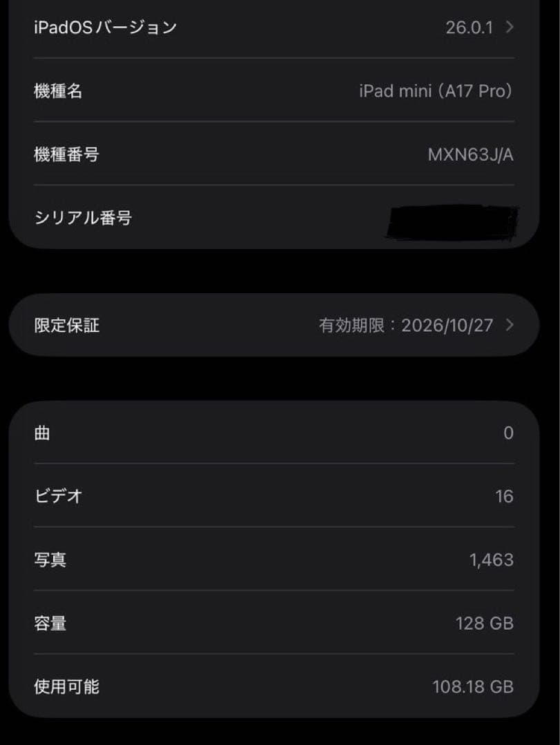 iPad mini7 A17pro Wi-Fiモデル おまけ付き