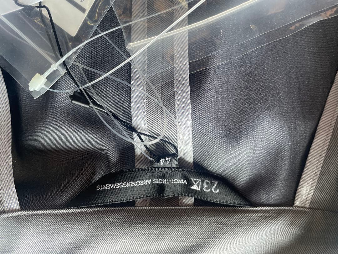 【23区】新品未使用　グレー ビジネススーツ パンツ