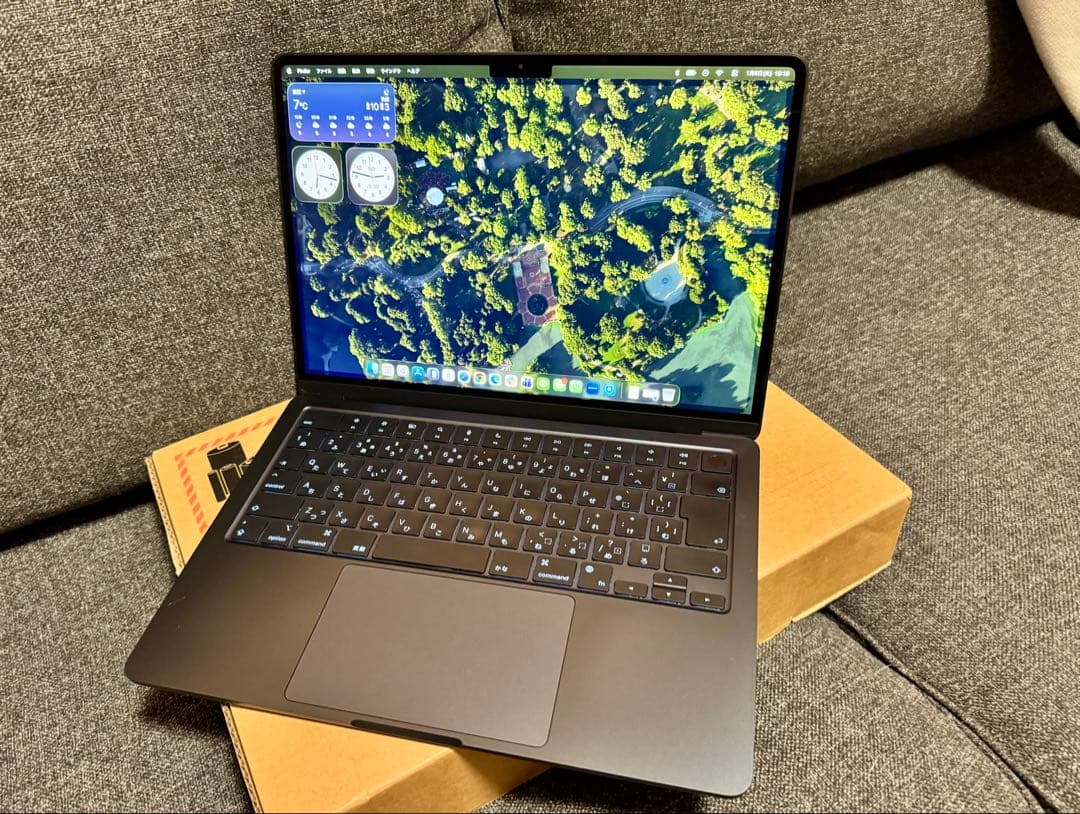 MacBook Air 13インチ M2 8GB 256GB ミッドナイト 美品