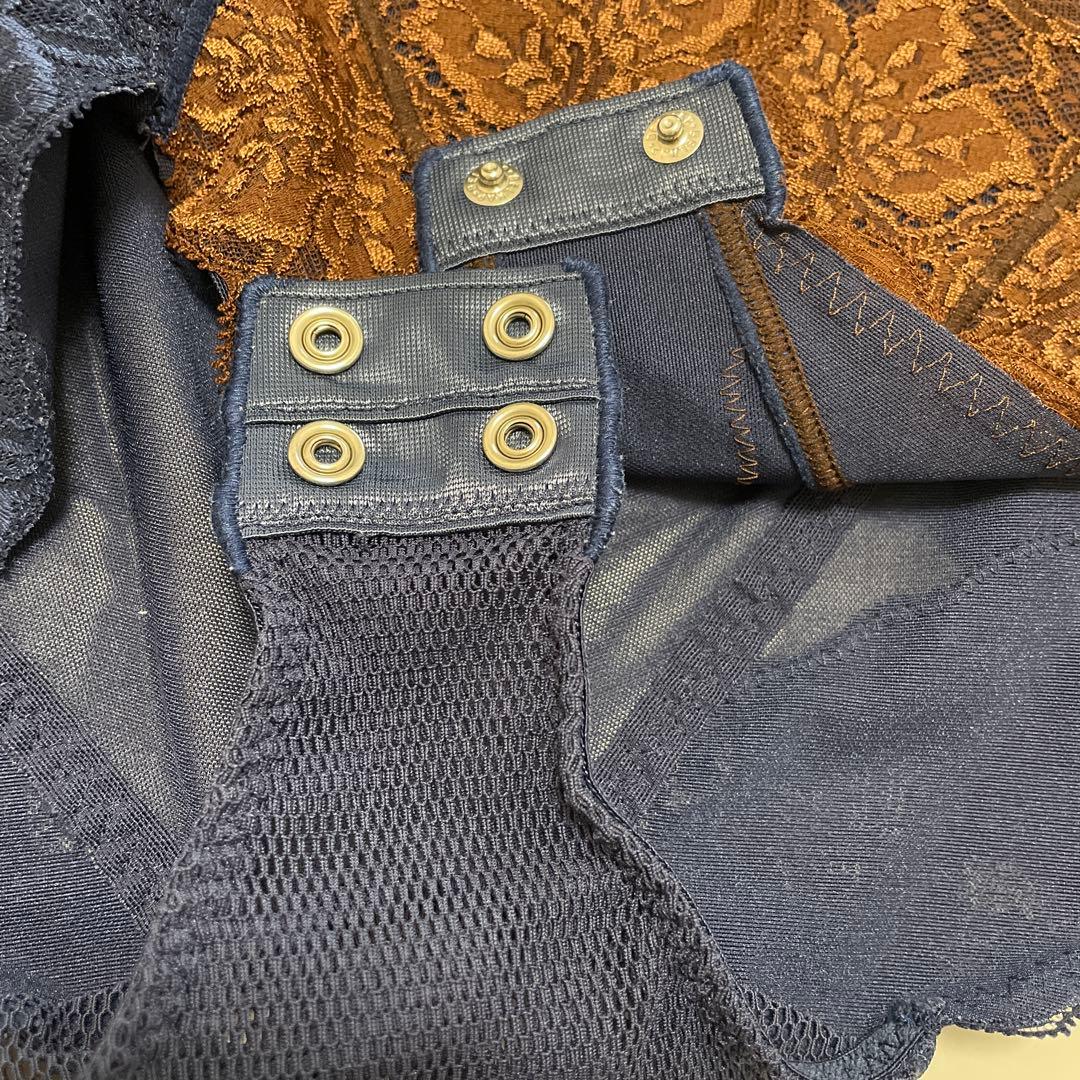 LALA Grant ネイビー ボディスーツ　90LL グラントイーワンズ