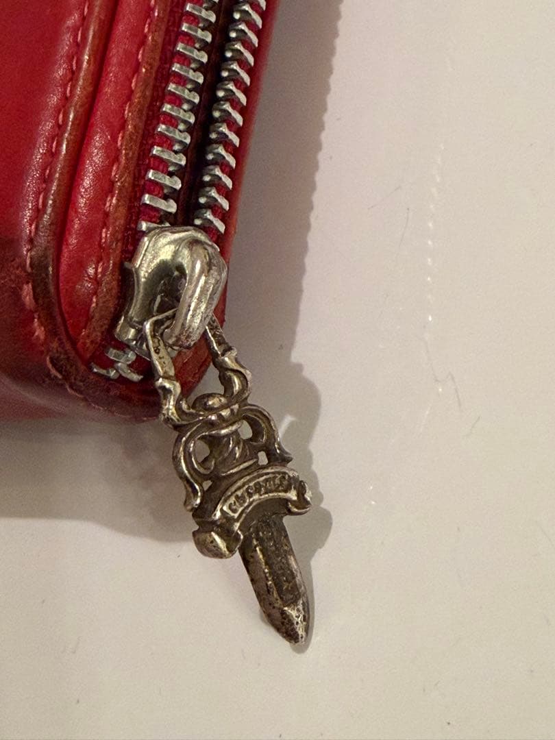 sakuya0408 クロムハーツ　ウォレット　長財布　レッドレザー