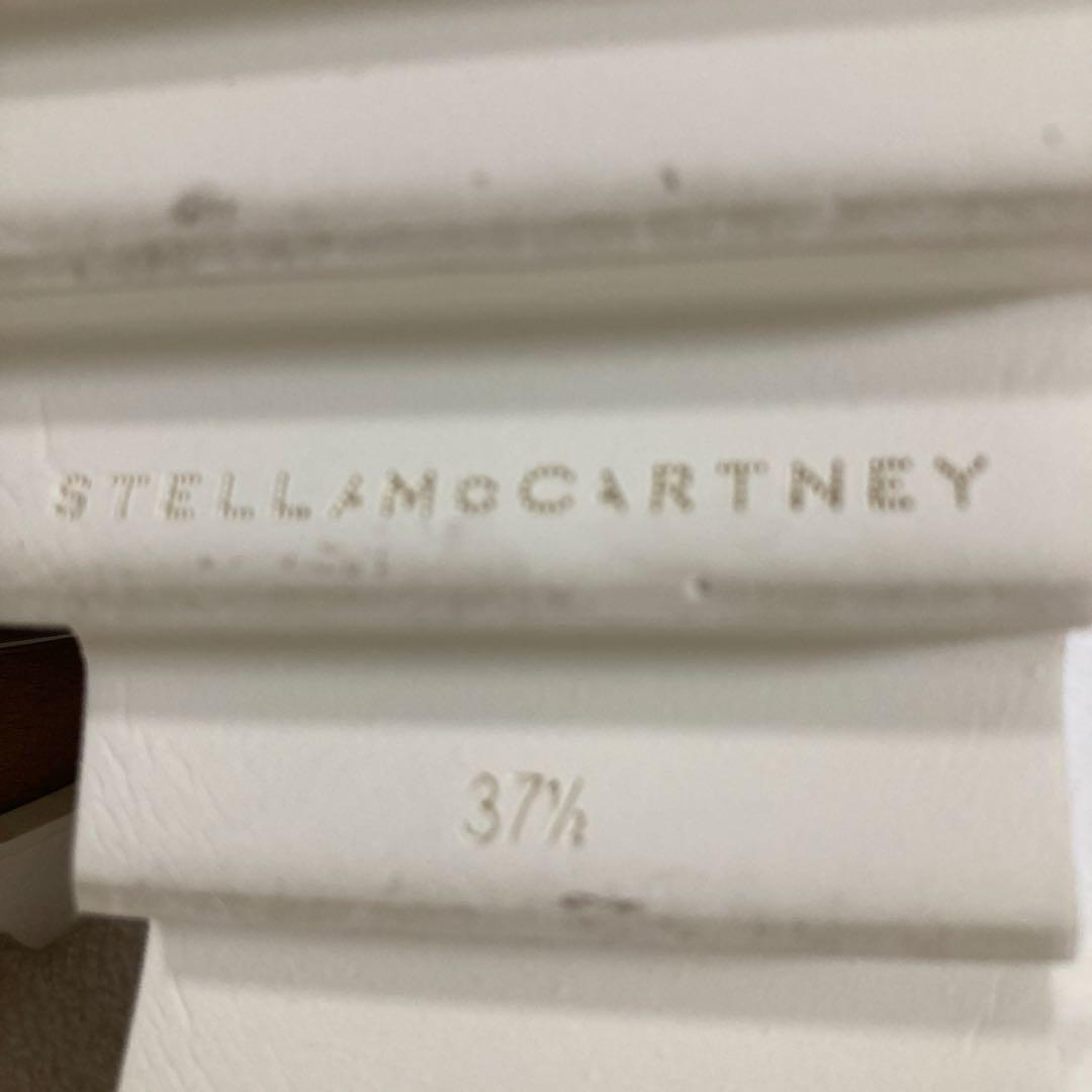 【美品】STELLA MCCARTNEY エリス 厚底シルバー　シューズ