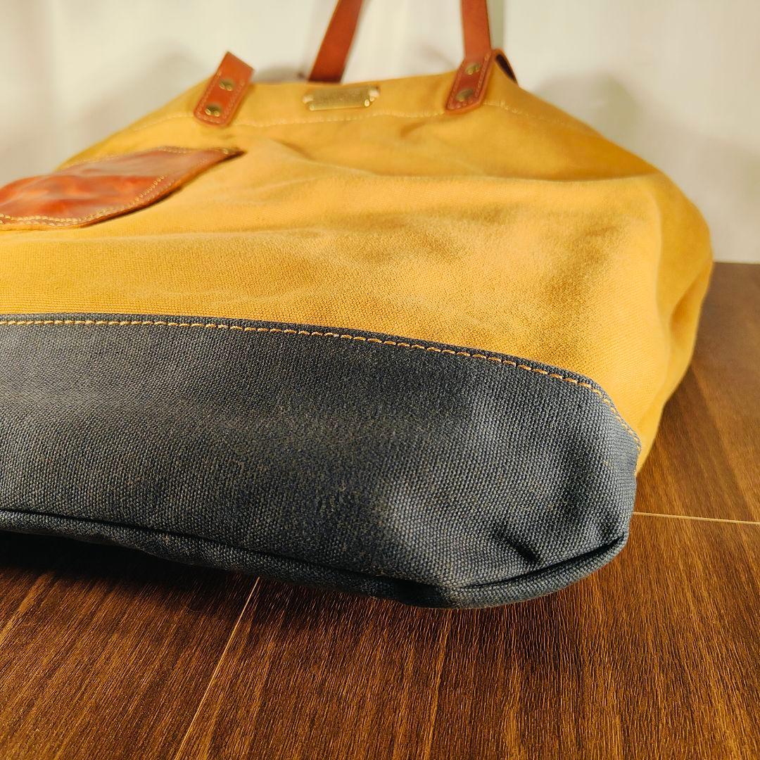 【極美品】Levi’s　キャンバス×本革トートバッグ｜2Horseプレート搭載