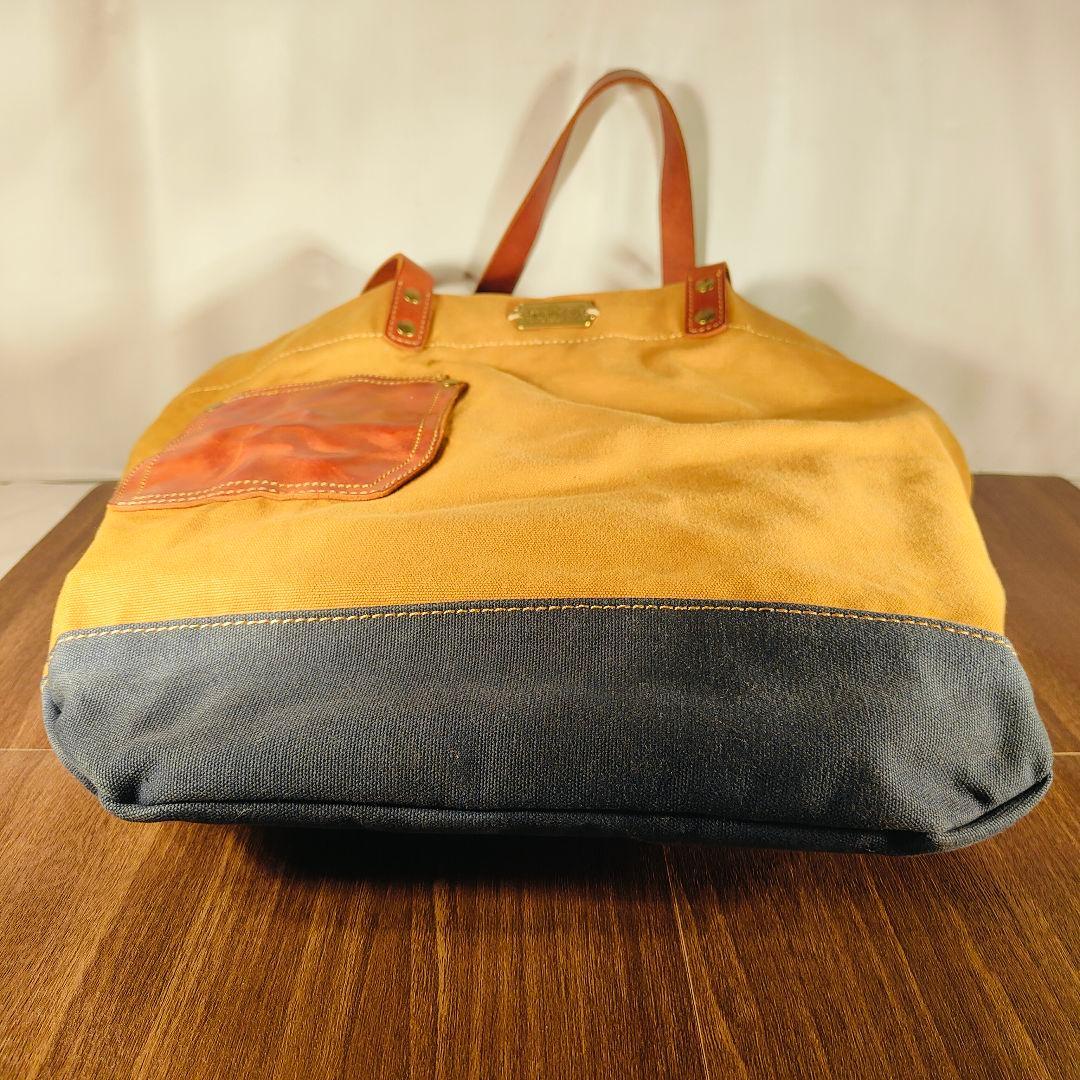 【極美品】Levi’s　キャンバス×本革トートバッグ｜2Horseプレート搭載