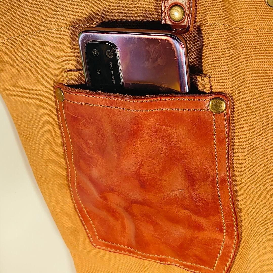 【極美品】Levi’s　キャンバス×本革トートバッグ｜2Horseプレート搭載