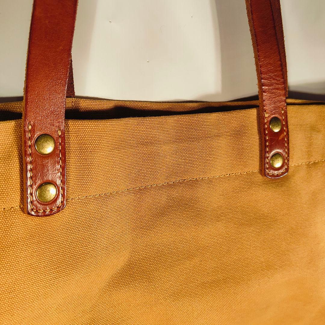 【極美品】Levi’s　キャンバス×本革トートバッグ｜2Horseプレート搭載