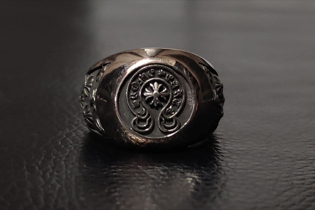 シルバー925 ホースシューエンブレムリング　Silver925 24号