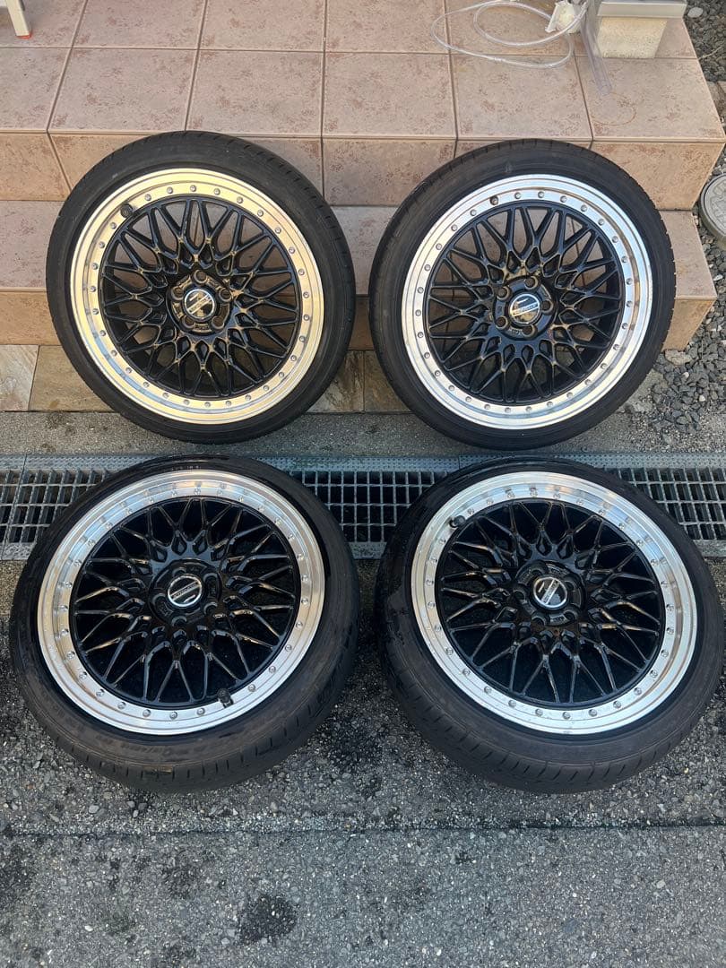 18 PCD100 共豊シュタイナーftx 4本セット　プリウス　86 カローラ