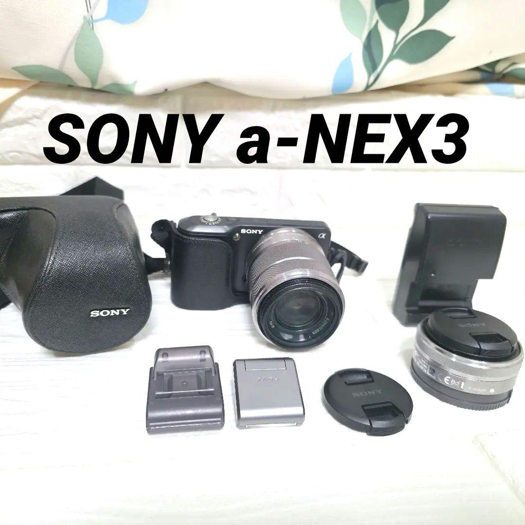 【468】【極美品】SONY α nex-3 ブラック　ダブルレンズキット