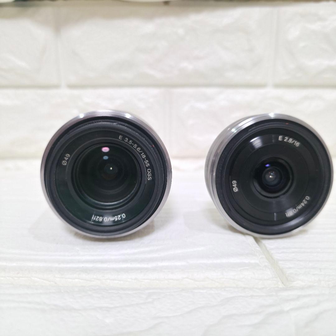 【468】【極美品】SONY α nex-3 ブラック　ダブルレンズキット