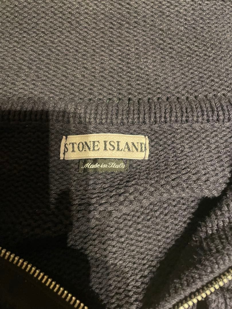 トップス 2000ss STONE  HALF ZIP KNIT JUMPER