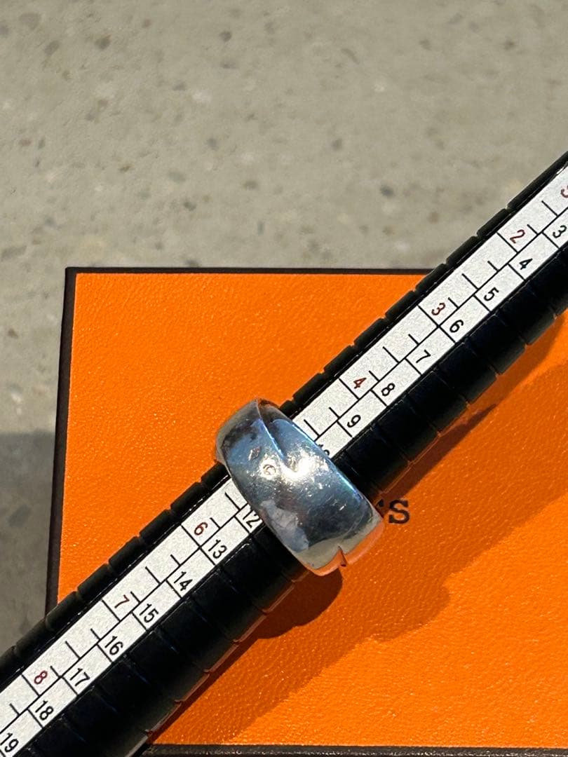 HERMES エルメス ツイスト リング ヴィンテージ925