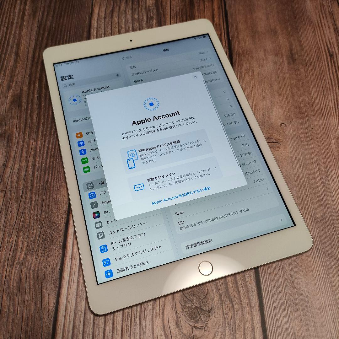 iPad 第8世代 128GB SIMフリー 美品