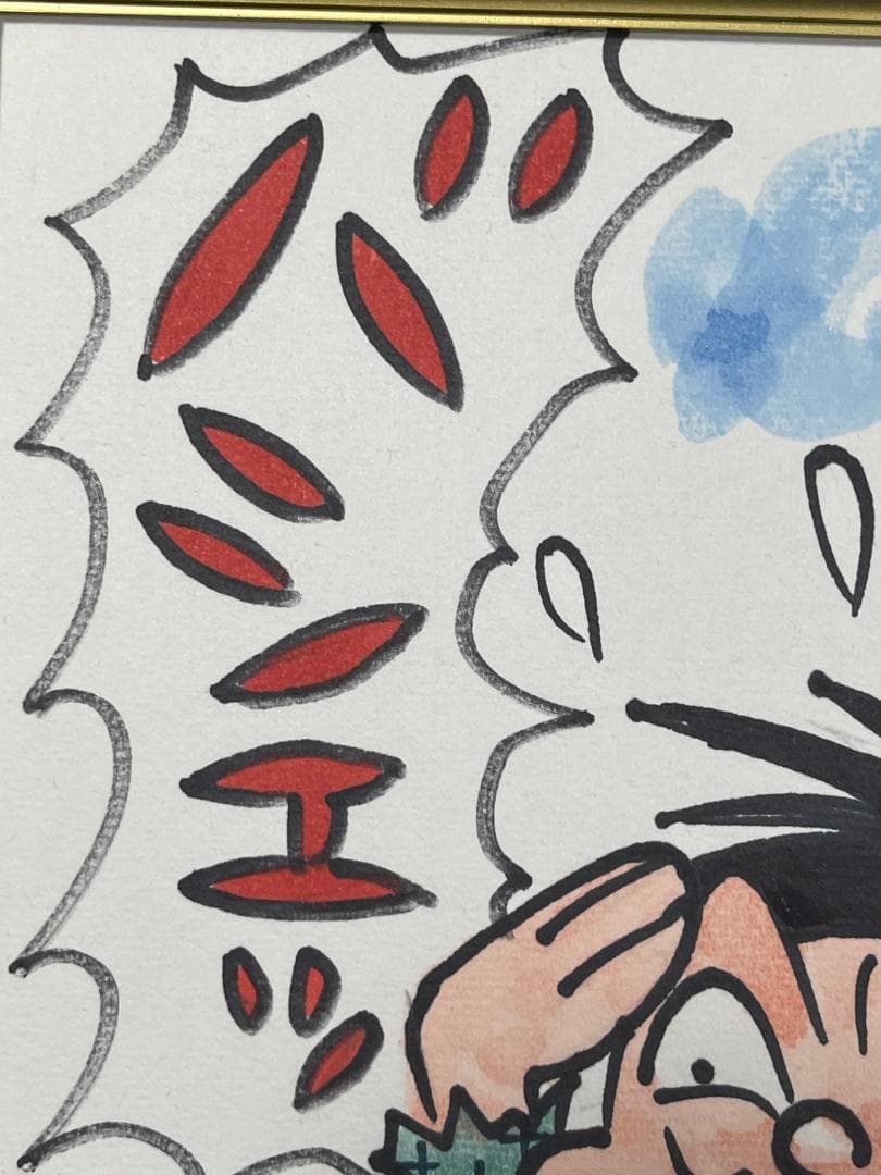 【黄色さま専用】おそ松くん【イヤミ】バシェッ＆ムシェーッセット　直筆サイン色紙