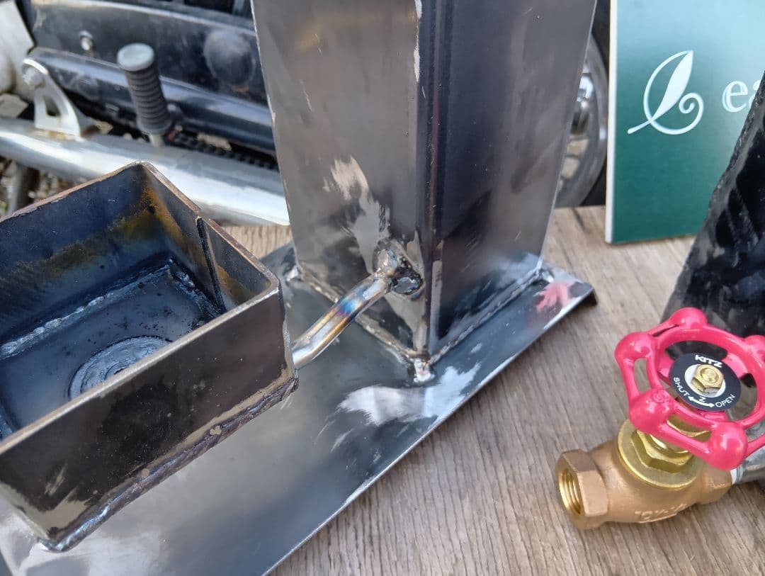 廃油ストーブ【ウォームファクトリーミニ】アースデザイン　5Lタンク 高性能バルブ