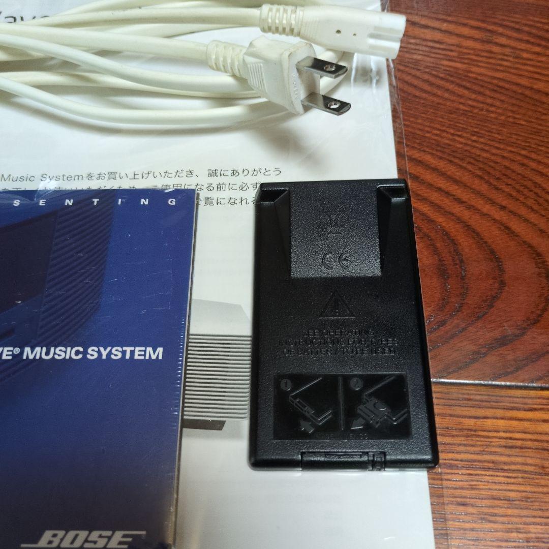 Bose WAVE MUSIC SYSTEM動作品 純正リモコンコード取説CD