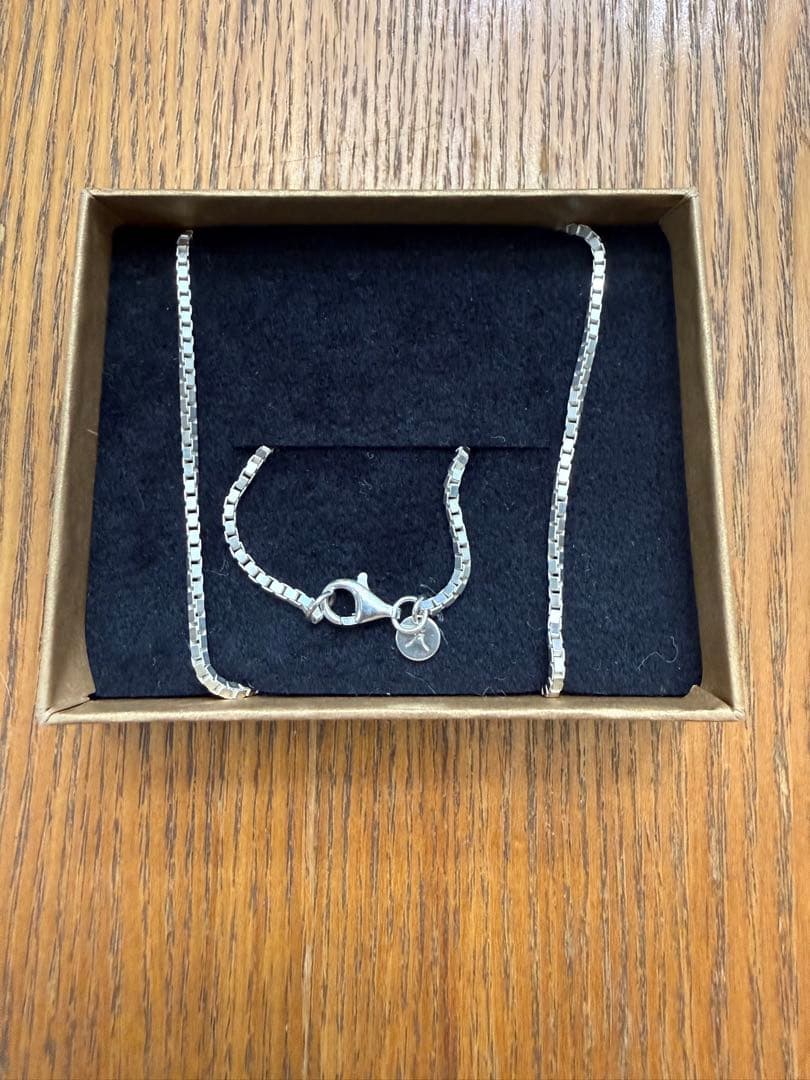 Japan Made屋　シルバー925 ネックレス　45cm　幅３㎜