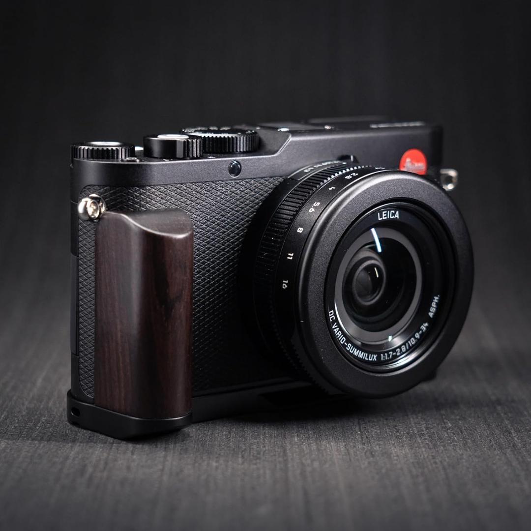 Leica D-LUX8専用 L型 高級 木製 グリップ 紫檀木黒板 新品未使用