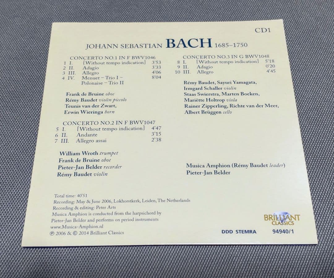 クラシック J.S. BACH Complete Edition 142CD