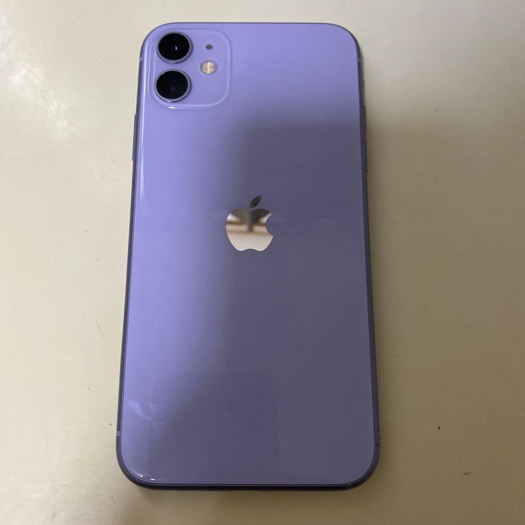 Apple iPhone 11 本体 パープル　ジャンク