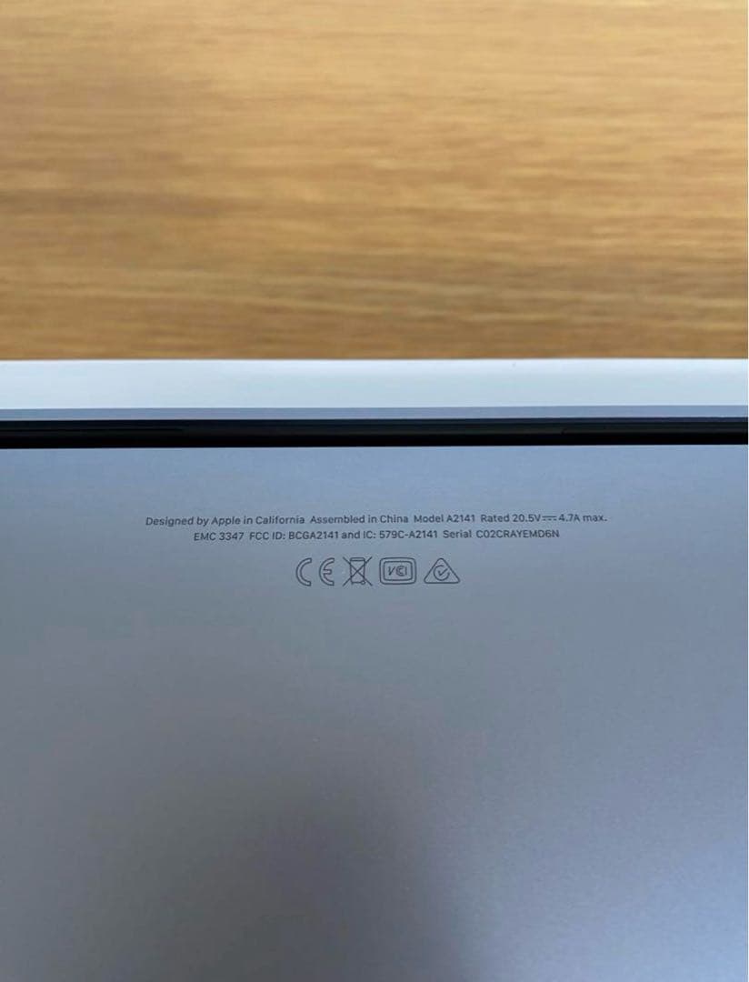 新品同様　16インチMacBook Pro 2019 MacBook本体