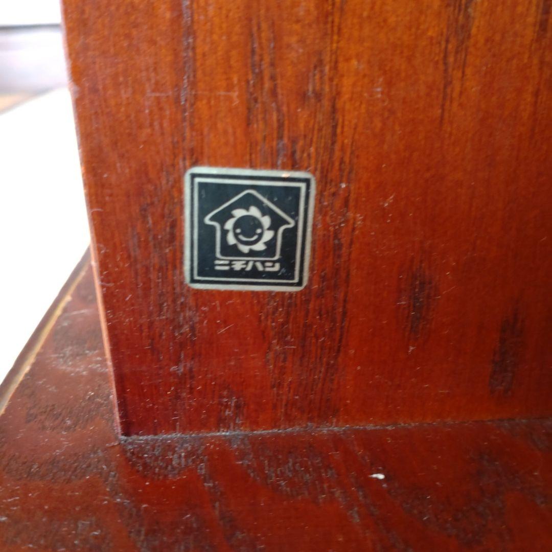 ニチハン 木製和風キャビネット 昭和レトロ 茶室 茶箪笥 民芸家具 茶道具