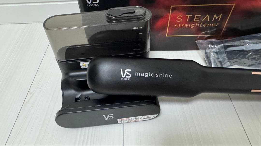 美品VS SASSOON スチームストレートヘアアイロン VSS-9900/KJ