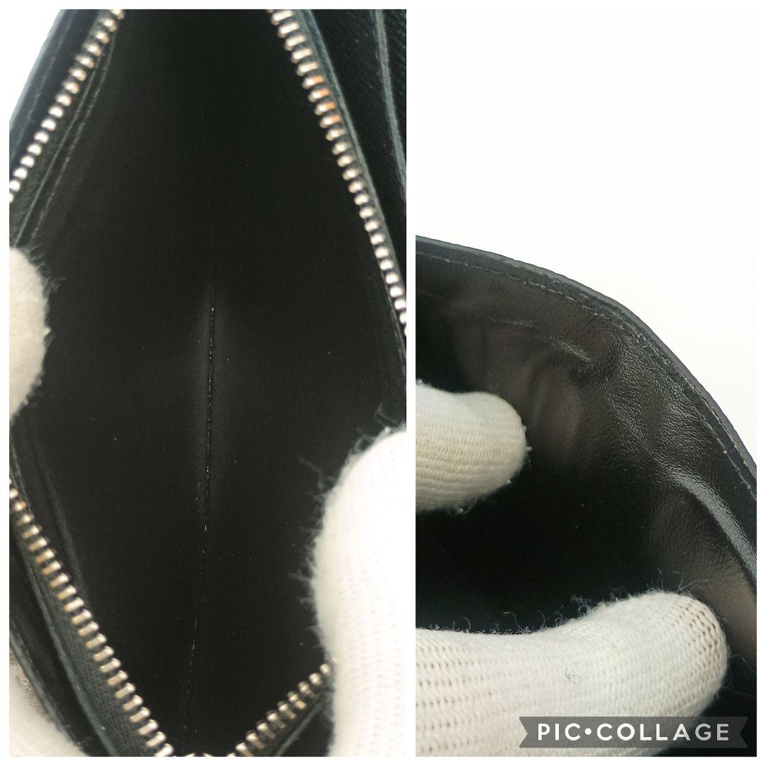 【美品SS】ルイヴィトン　タイガ　新型ブラザ　ロゴシルバー金具　黒系　IC搭載