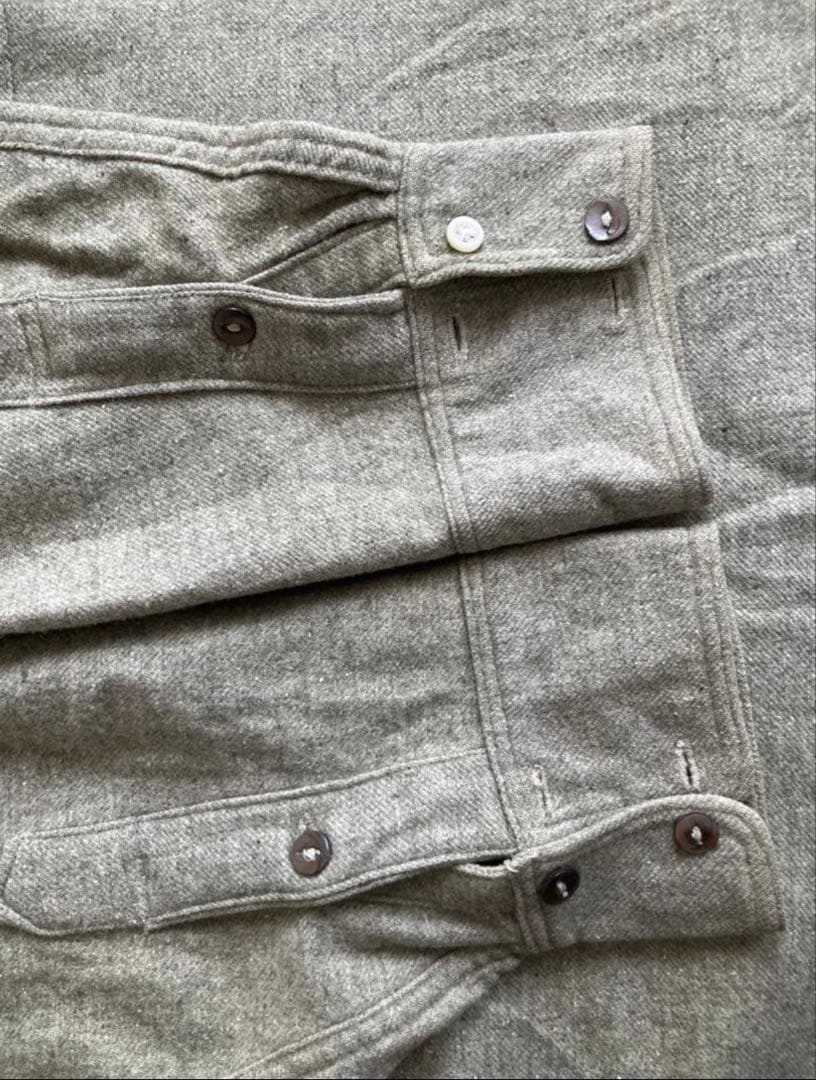 Abercrombie & Fitch ウールワークシャツ 30s チンスト