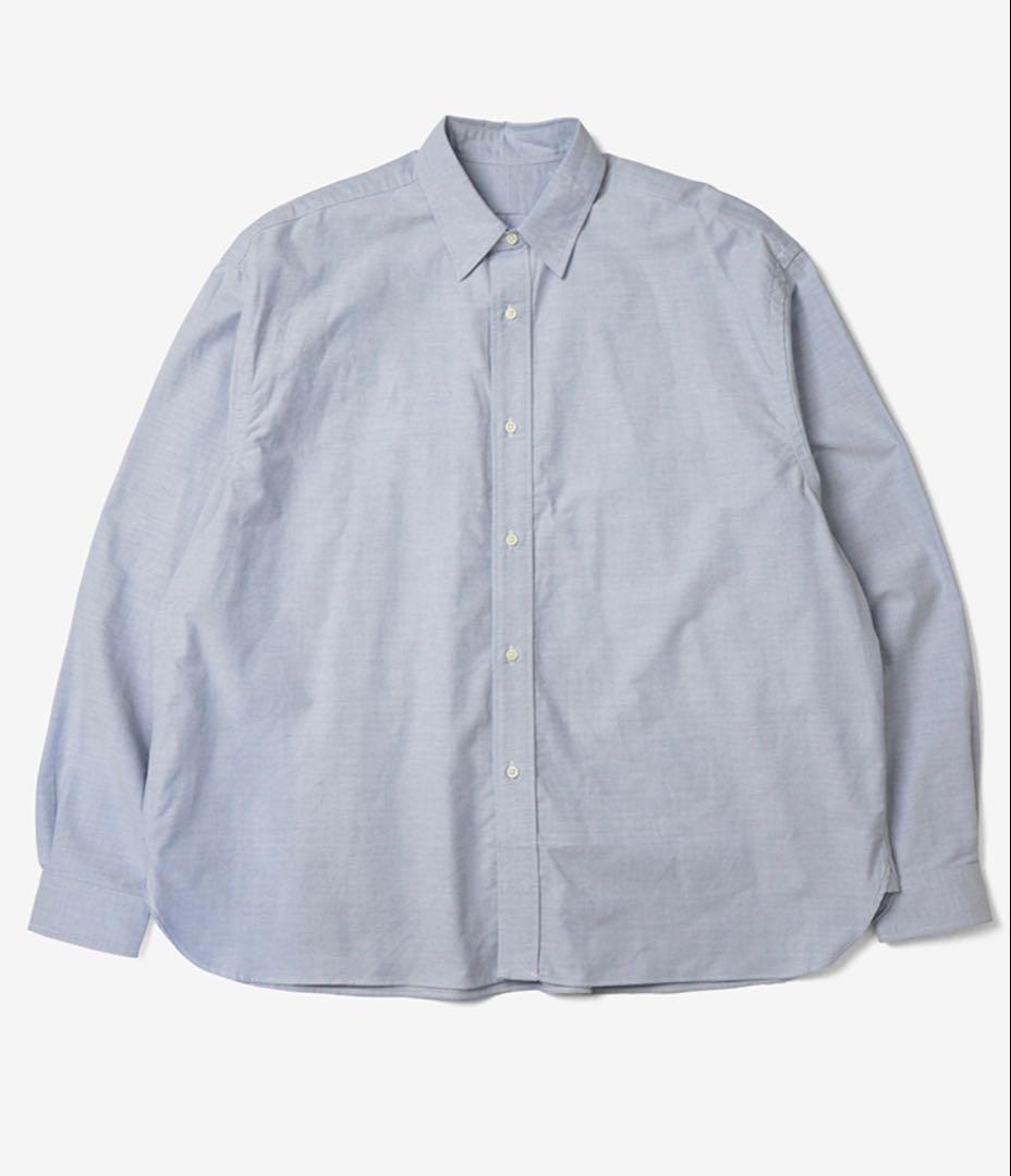 r*a様 【期間限定価格】Sillage／WIDE SHIRT BLUE シアー