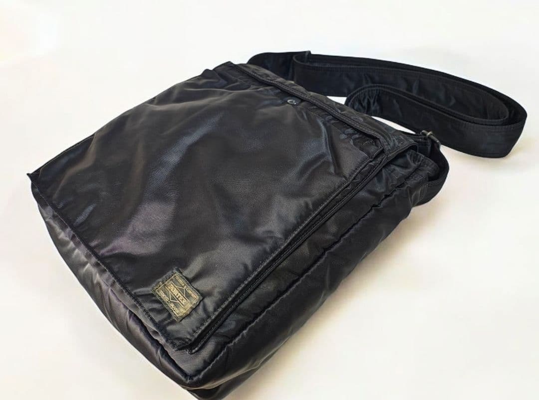 PORTER ポーター タンカー 縦型 ショルダーバッグ ブラック