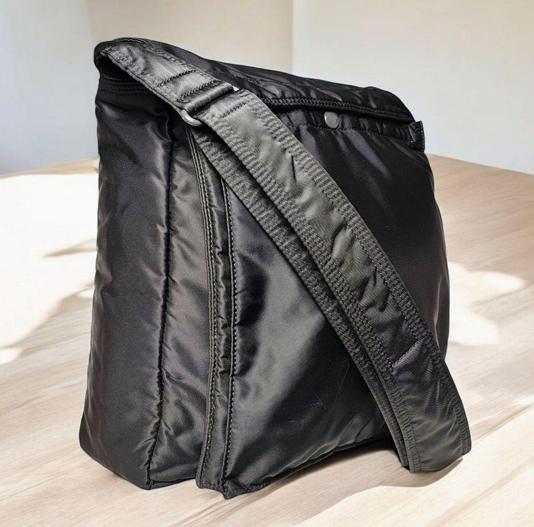 PORTER ポーター タンカー 縦型 ショルダーバッグ ブラック