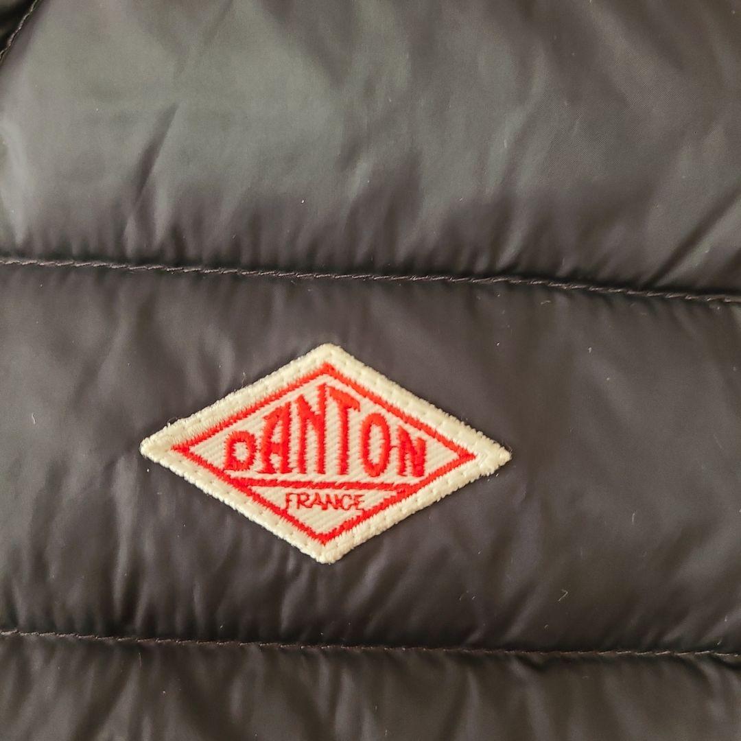 DANTON ブラック ダウンベスト M